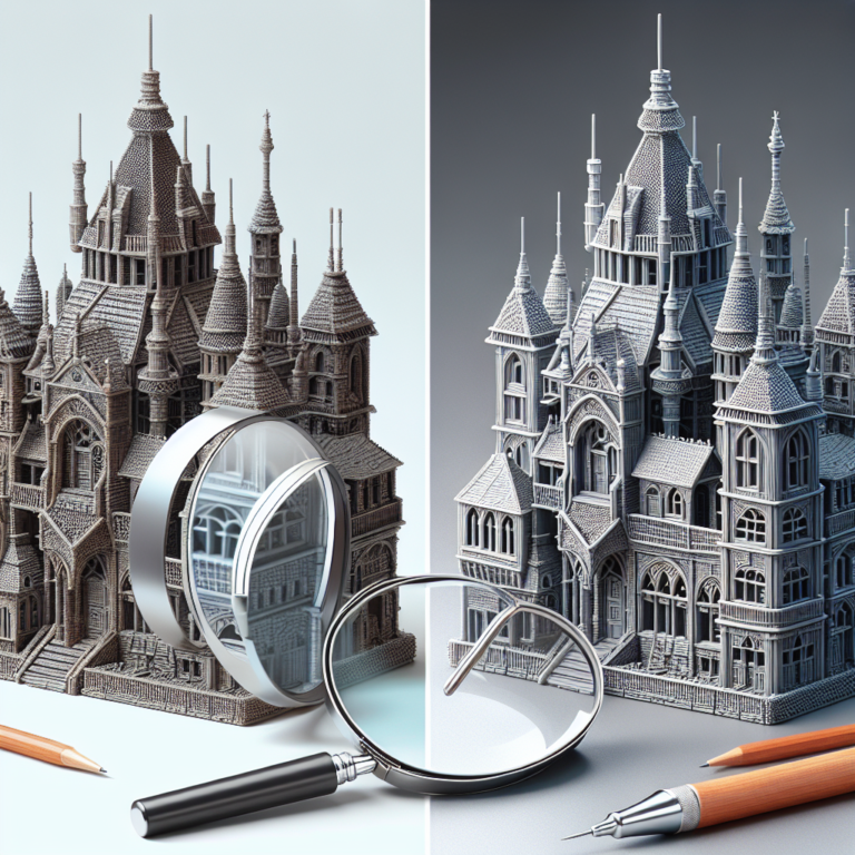 How do you enhance the detail of small 3D pen creations?