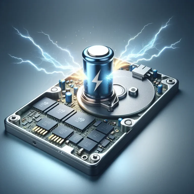 What advantages do SSDs with integrated capacitors offer for power loss protection?