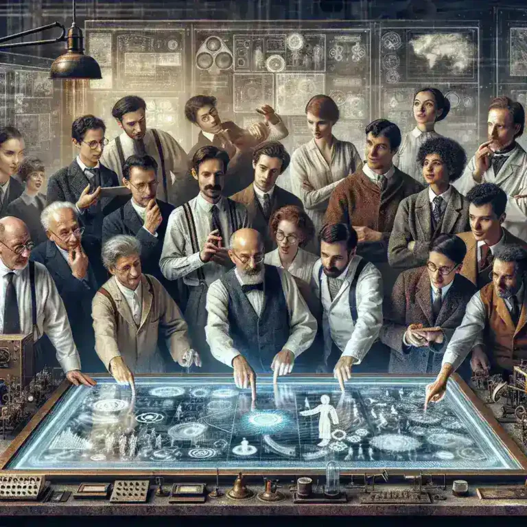 Who were the pioneers in touchscreen technology?