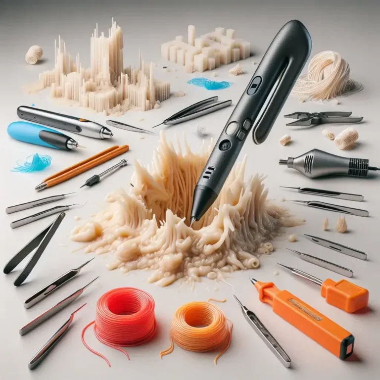 How do you fix uneven extrusion in a 3D pen?